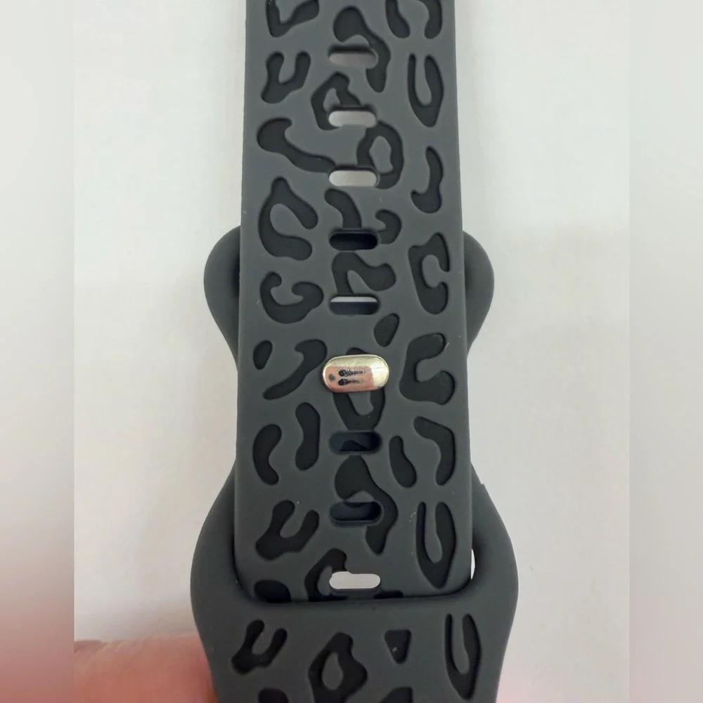 Apple Black Patterned Smartwatch Band